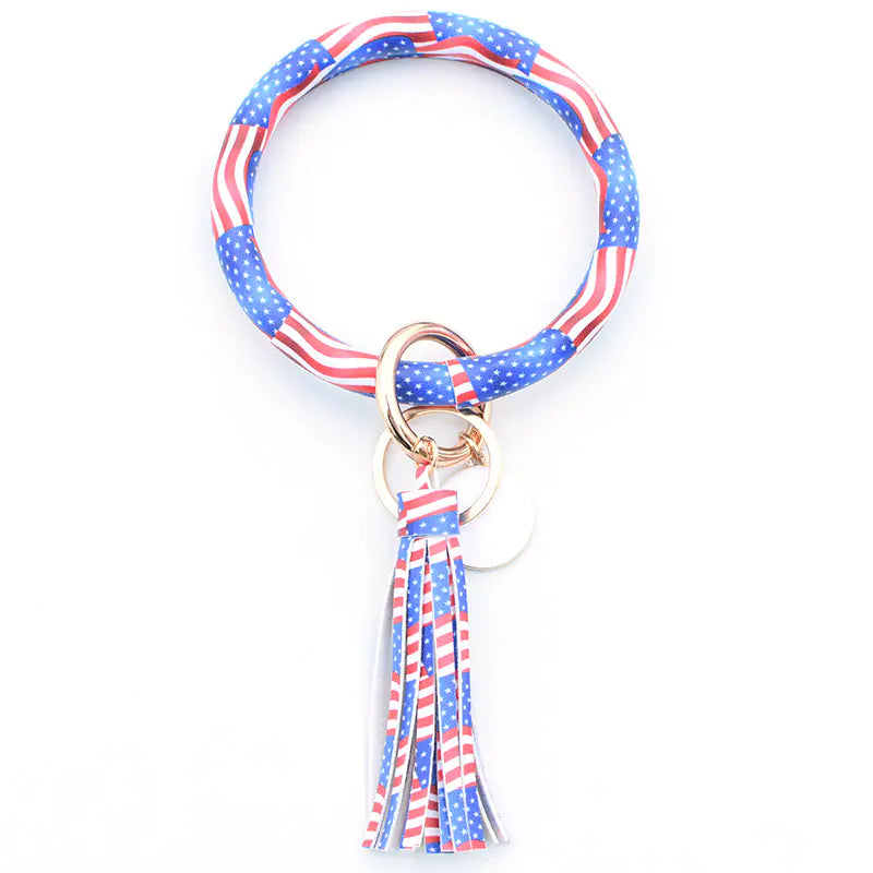 Pure Leather Tassel Pendant Bracelet